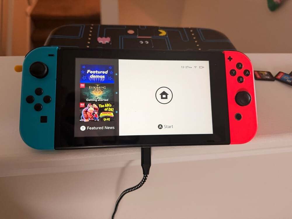 Nintendo Switch Console Bundle with Games and Case